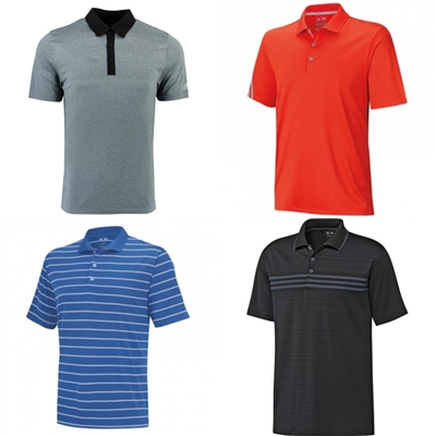 Adidas Men's Assorted Logo Overrun Polo 5-pack