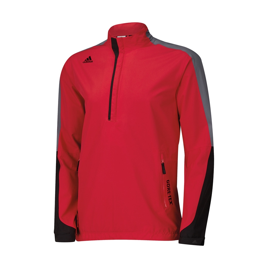 Men's 1/2 Zip Jacket Bold Red/Black/Onix